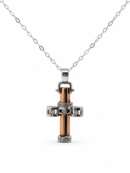 Colgante Cianfrone Gioielli Hombre in Oro Diamante 0.10 Ct PEOR-2-198 - PEOR-2-198